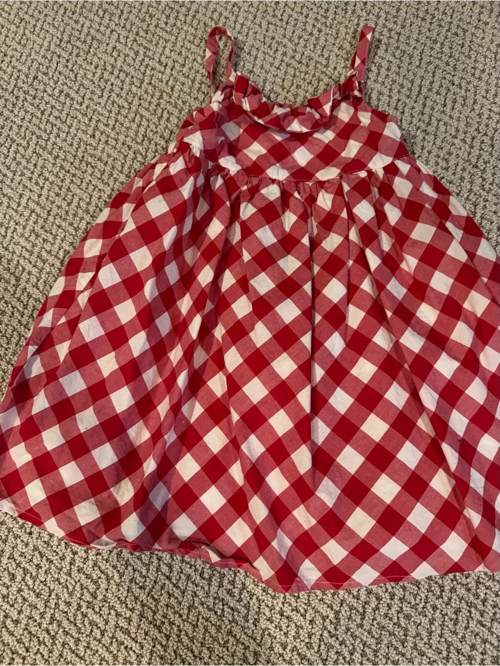 Gymboree Red and White Gingham Sundress